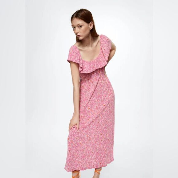 Mango Floral print dress - Picture 4 of 4